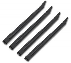 Stern/Sega Black Ribbed Legs - Set of 4